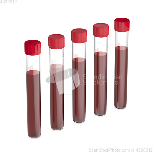 Image of Test tubes with blood