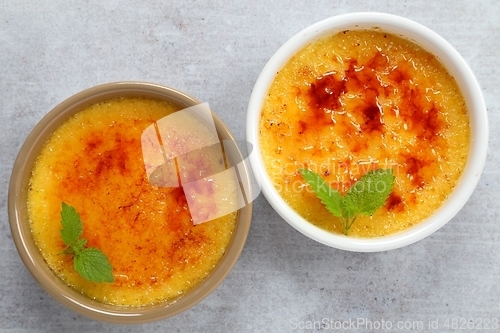 Image of Creme brulee.