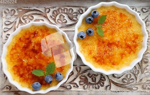 Image of Creme brulee.