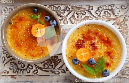 Image of Creme brulee.