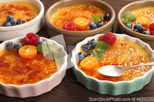 Image of Creme brulee.