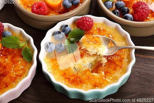 Image of Creme brulee.