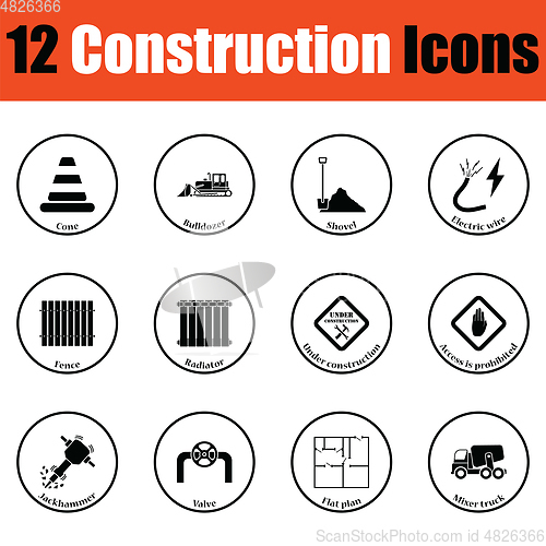 Image of Construction icon set