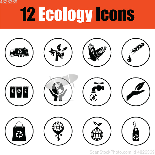 Image of Ecology icon set