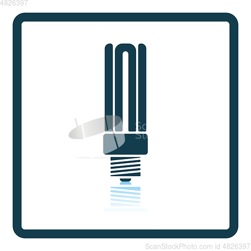 Image of Energy saving light bulb icon