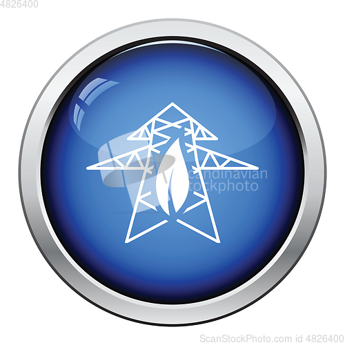 Image of Electric tower leaf icon