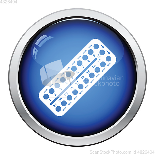 Image of Contraceptive pil pack icon