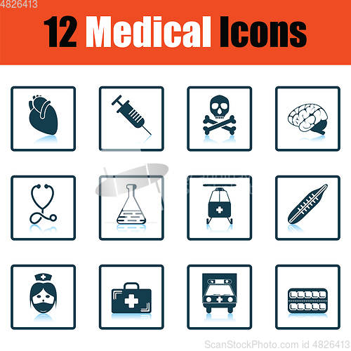 Image of Medical icon set