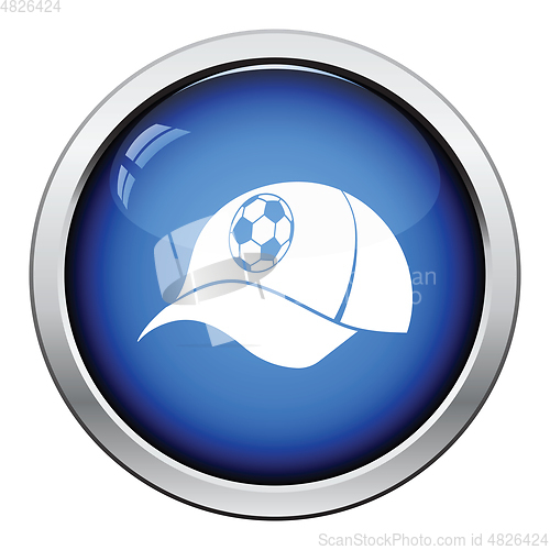 Image of Football fans cap icon