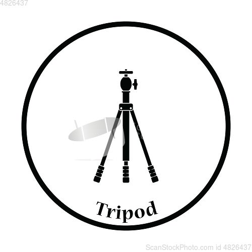 Image of Icon of photo tripod