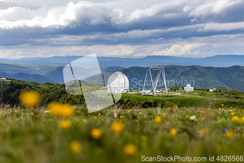 Image of Special scientific astrophysical Observatory. Astronomical cente