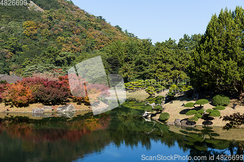 Image of Ritsurin Garden in Autumn