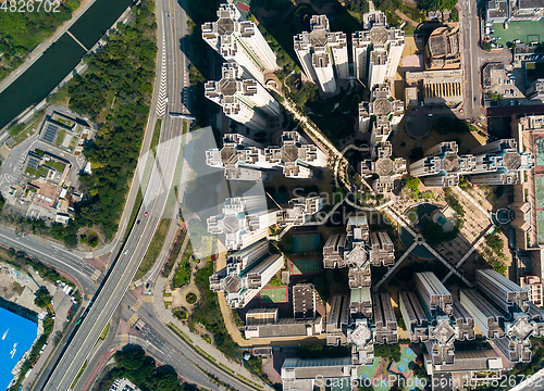 Image of Aerial view of Hong Kong