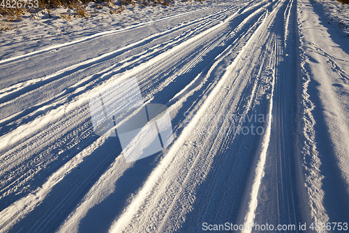 Image of Road in the winter season