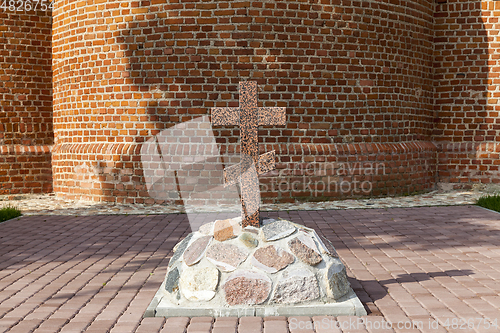 Image of Stone cross, close-up