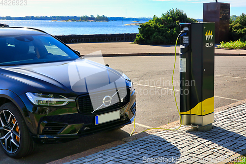 Image of Volvo Electric Car Seaside Charging