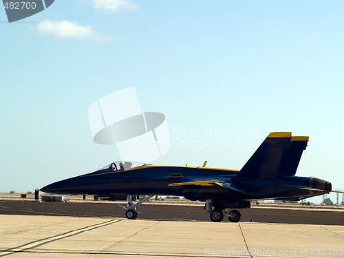 Image of Blue angel taxiing