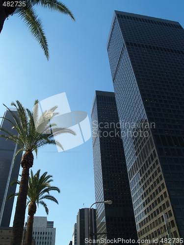 Image of Los Angeles skyscrapers