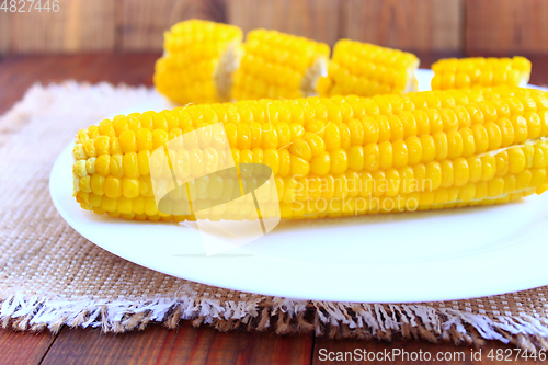 Image of dish with boiled corns