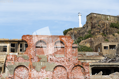 Image of Gunkanjima in japan