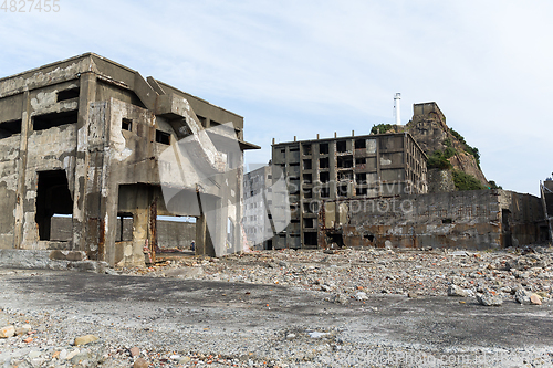 Image of Abandoned Battleship island in Nagasaki