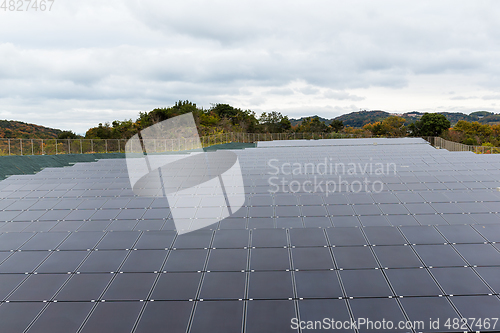 Image of Solar power panel factory