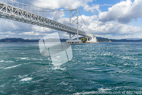 Image of Onaruto Bridge and Whirlpool in Japan