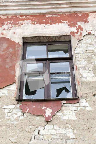 Image of Window of a building, close-up