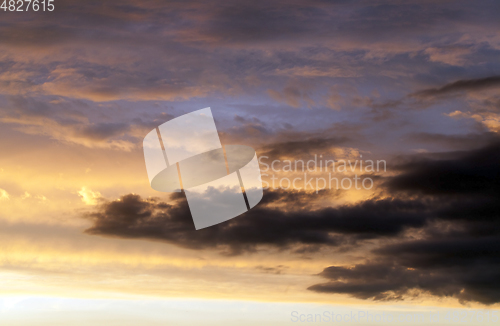 Image of sky at sunset