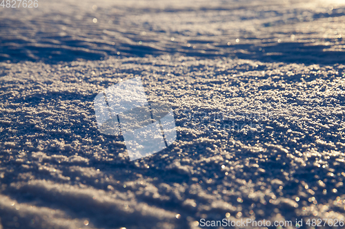 Image of Snow drifts in winter