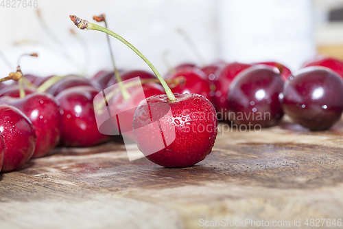 Image of red cherry closeup