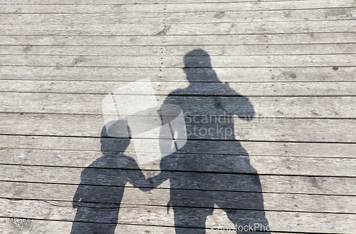 Image of Shadows of people, close-up