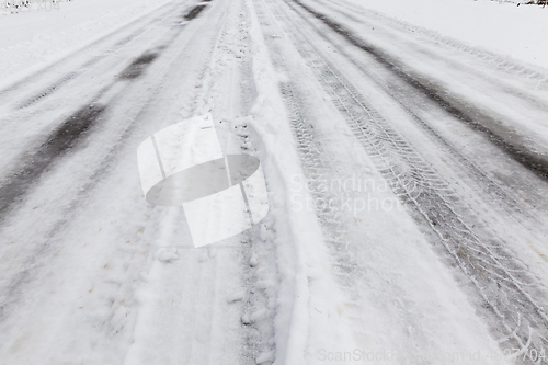Image of Road under the snow