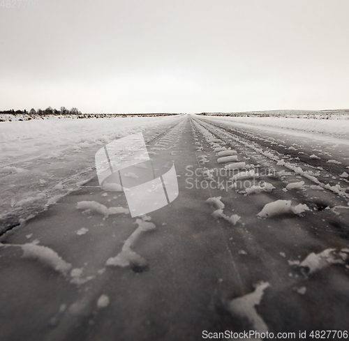 Image of Road under the snow