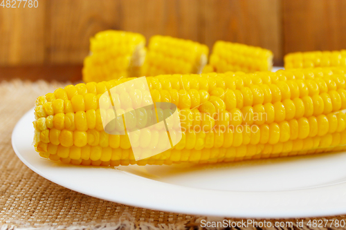 Image of dish with boiled corns