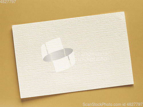 Image of Vintage looking Blank paper tag label