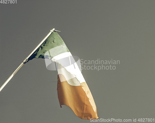 Image of Vintage looking Irish flag
