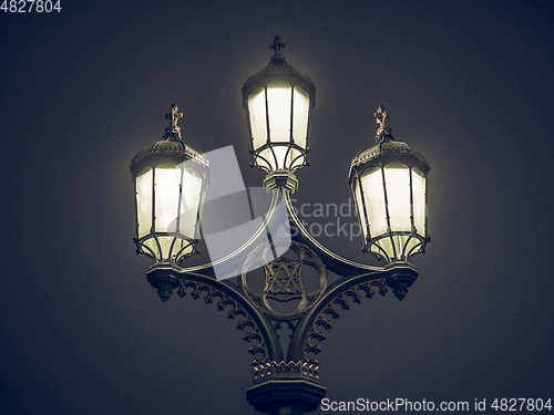 Image of Vintage looking Street lamp