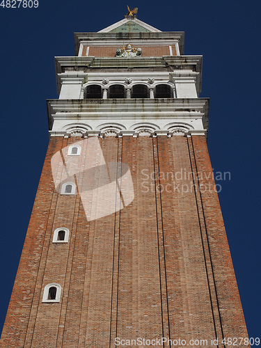 Image of St Mark campanile in Venice