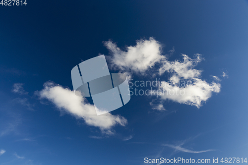 Image of Blue sky and clouds