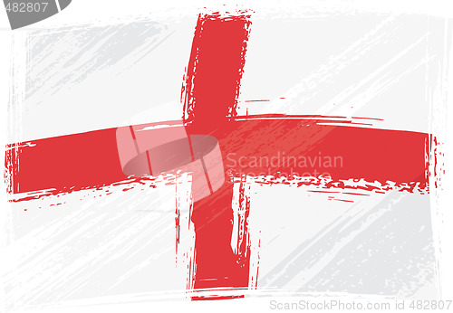 Image of Grunge England flag