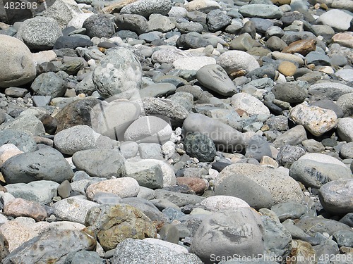 Image of grey polished rocks