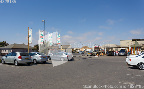 Image of street in Swakopmund city, Namibia