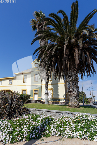 Image of street in Swakopmund city, Namibia