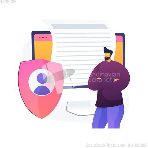 Image of Licence agreement vector concept metaphor