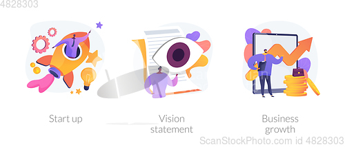 Image of Business planning vector concept metaphors.