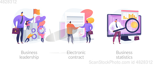 Image of Company management vector concept metaphors.