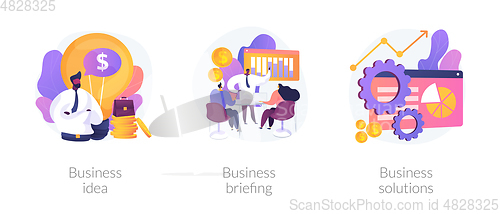 Image of Small business launcher vector concept metaphors.