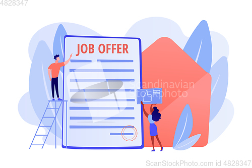 Image of Job offer concept vector illustration