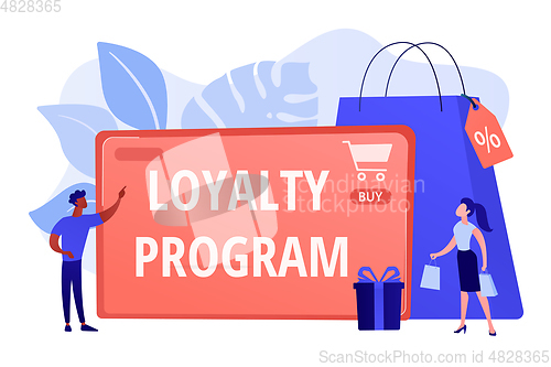 Image of Loyalty program concept vector illustration